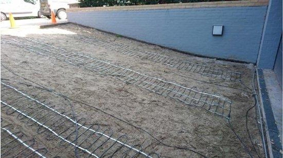 Loopad verwarming