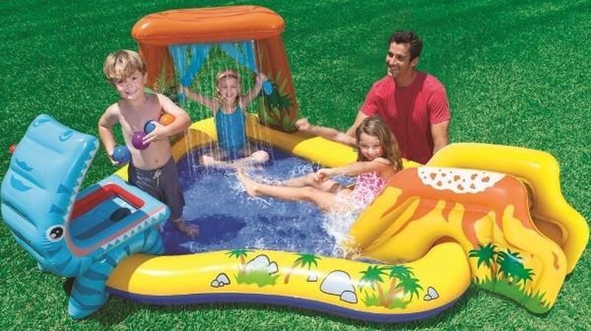 Intex Dinosaurus zwembad speelcentrum - met reparatiesetje