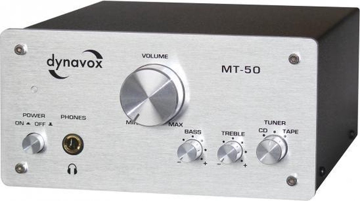 Dynavox MT-50 2.0 kanalen Thuis Zilver