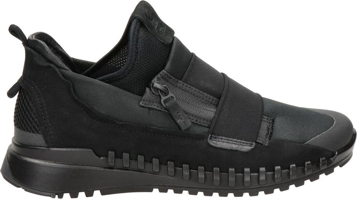 Ecco Zipflex sneakers zwart - Maat 39