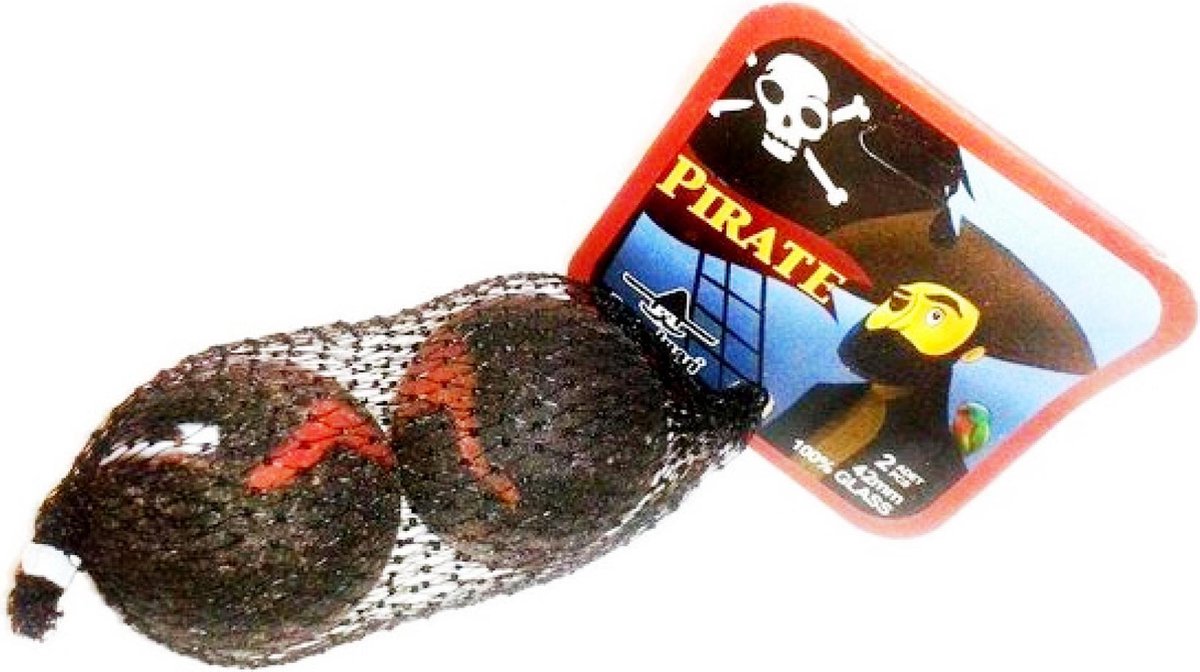 Knikkers - Piraat - 42mm - 2st.