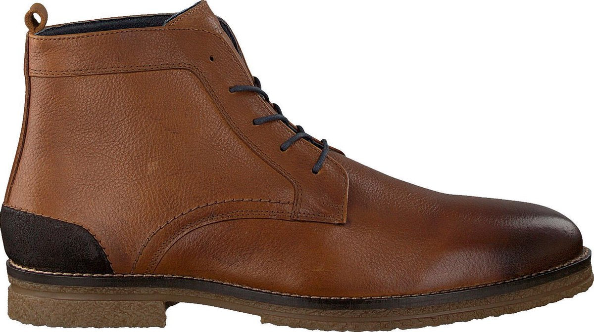 Mazzeltov 11-1249-6424 Veterboots - Laarzen Met Veters - Heren - Cognac - Maat 42