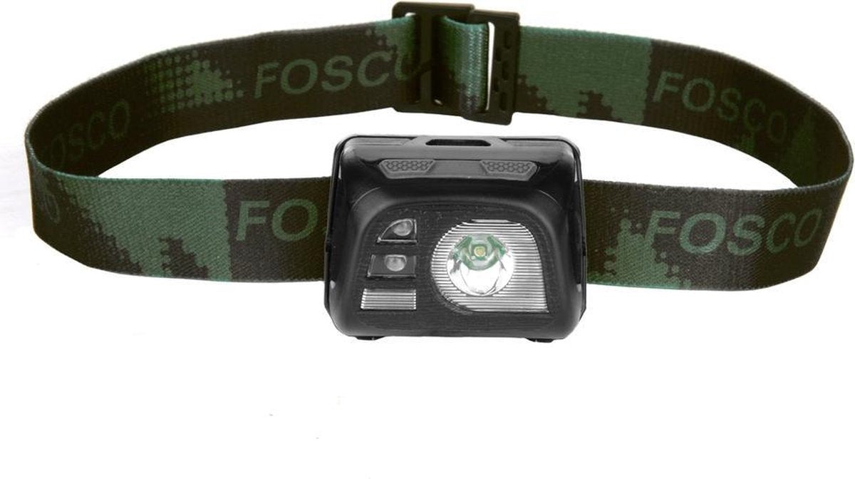 Fosco Hoofdlamp Tactical zwart