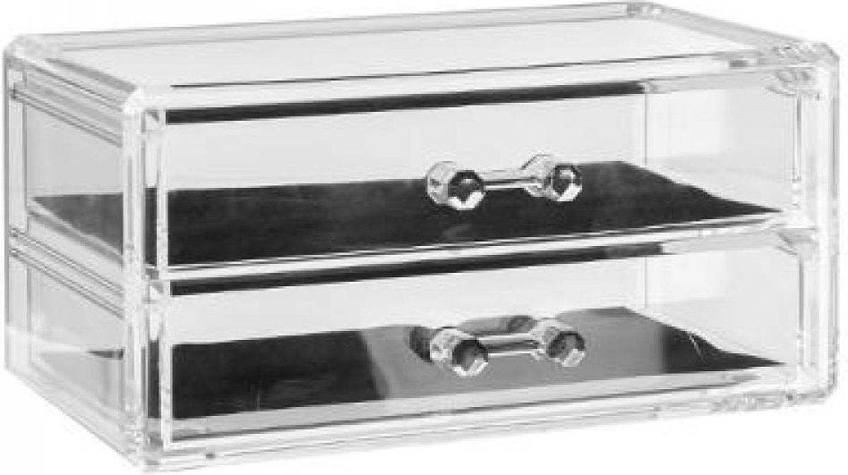 Dermarolling Makeup Organizer Transparant 2 laden - #155916