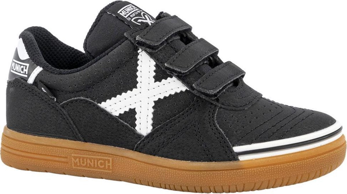 Munich Kinderen Zwarte sneaker klittenband - Maat 29