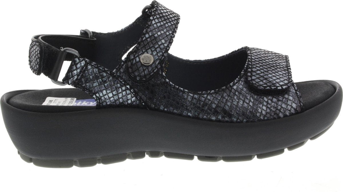 Dames Sandalen Wolky 0332598-000 Rio Retro Zwart - Maat 38