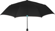 Perletti Mini-paraplu Handmatig Heren 97 Cm Microfiber Zwart