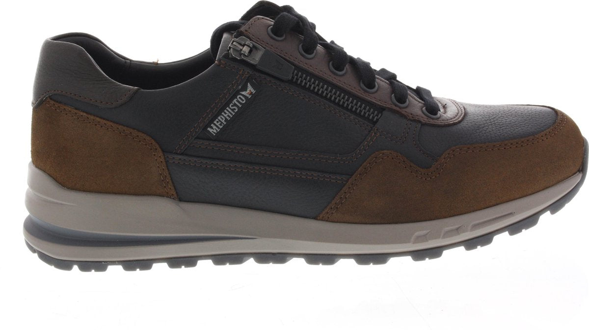 Heren Veterschoenen Mephisto Bradley Old Velours Zwart - Maat 9½