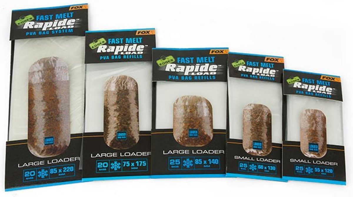 "Fox Edges Rapide Refills Fast Melt - 55mmx120mm - 25 bags - "