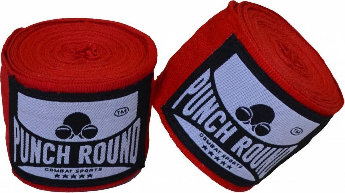 Punch Round™ Perfect Stretch Bandages Rood 460 cm Punch Round Bandage