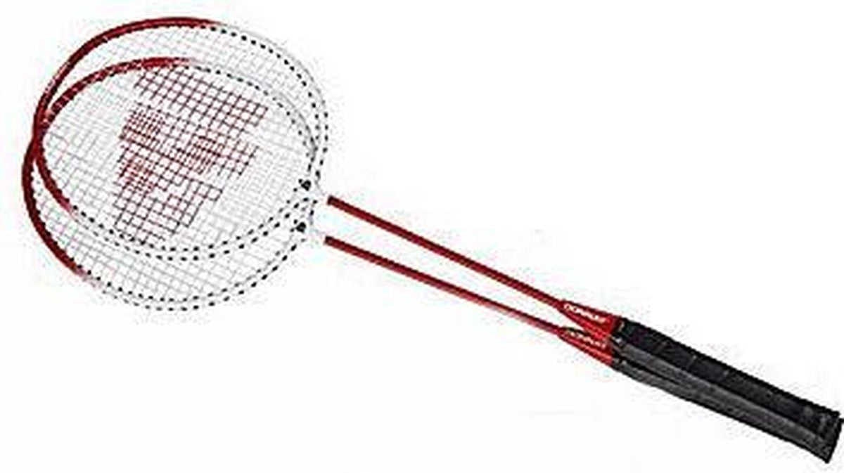 Donnay Badmintonset Htf Staal Rood Per Set