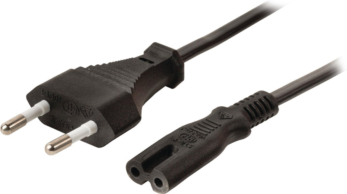 Voedingskabel | Eurostekker - IEC-320-C7 | 1