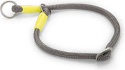 Beeztees nylon halsband rond Nikra lichtgrijs 45 cm x 10 mm