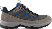 Travelin' Svendborg - Lage Heren wandelschoenen - Waterdicht en ademend - Grijs Leer - Maat 40