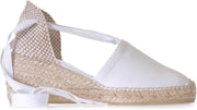 Toni Pons Valencia Dames Espadrilles met sleehak - Wit - Maat 38
