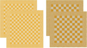 DDDDD Barbeque - 2x Theedoek & 2x Keukendoek - Ochre