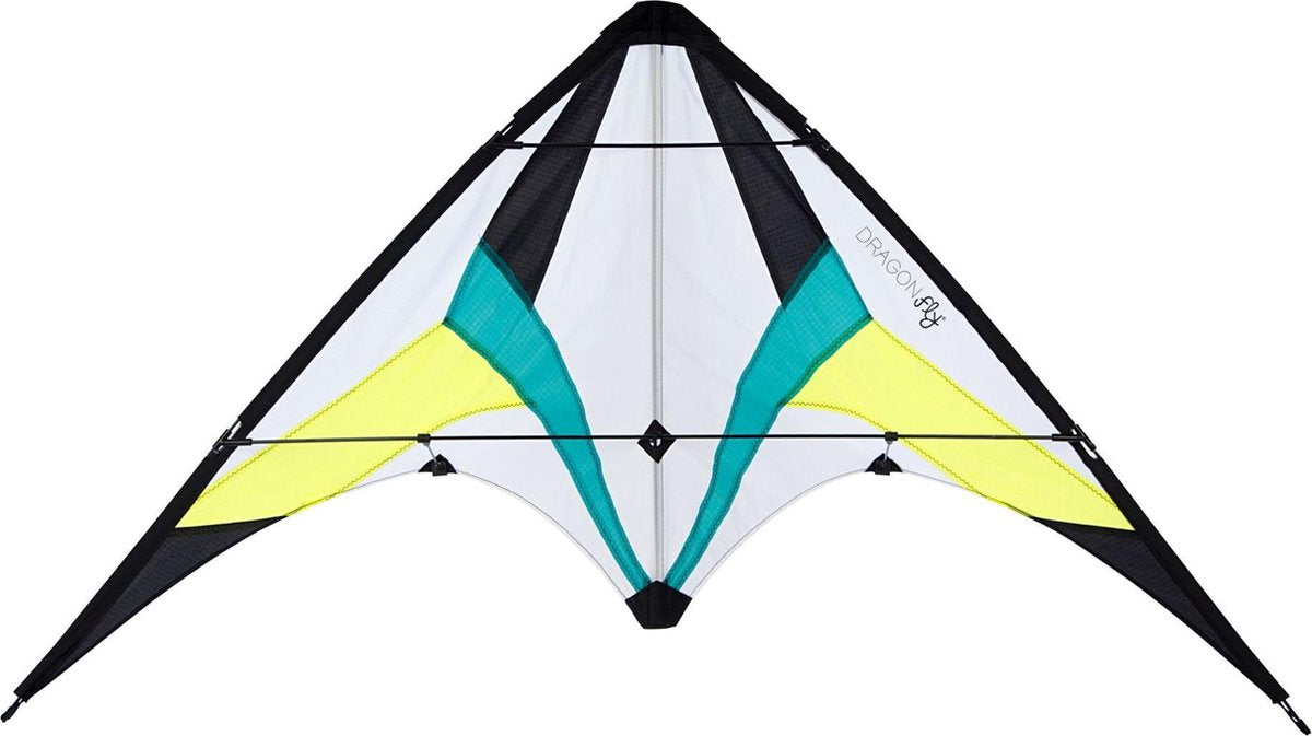 Dragon Fly Stuntvlieger - Alize 115 - Wit/Geel/Petrol/Zwart