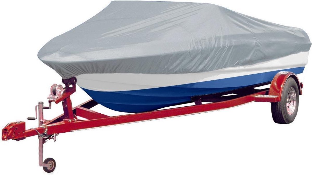 vidaXL - Afdekhoes Boothoes grijs 488-564 cm (lengte) 239 cm (breedte)