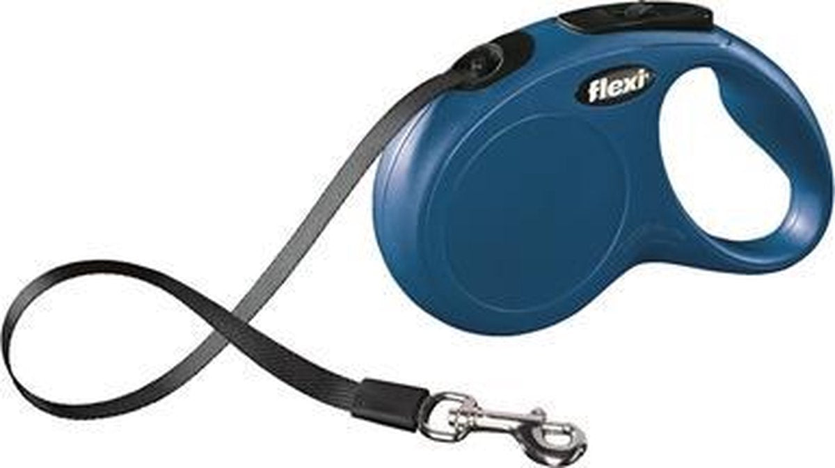 Flexi rollijn classic tape blauw - s 5 mtr - 1 stuks