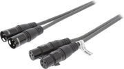 Sweex 2x XLR (m) - 2x XLR (v) audiokabel - 5 meter