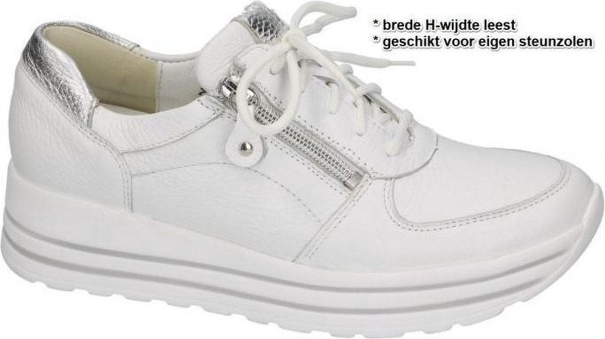 Witte Waldlaufer Veterschoenen Lana Wijdte H