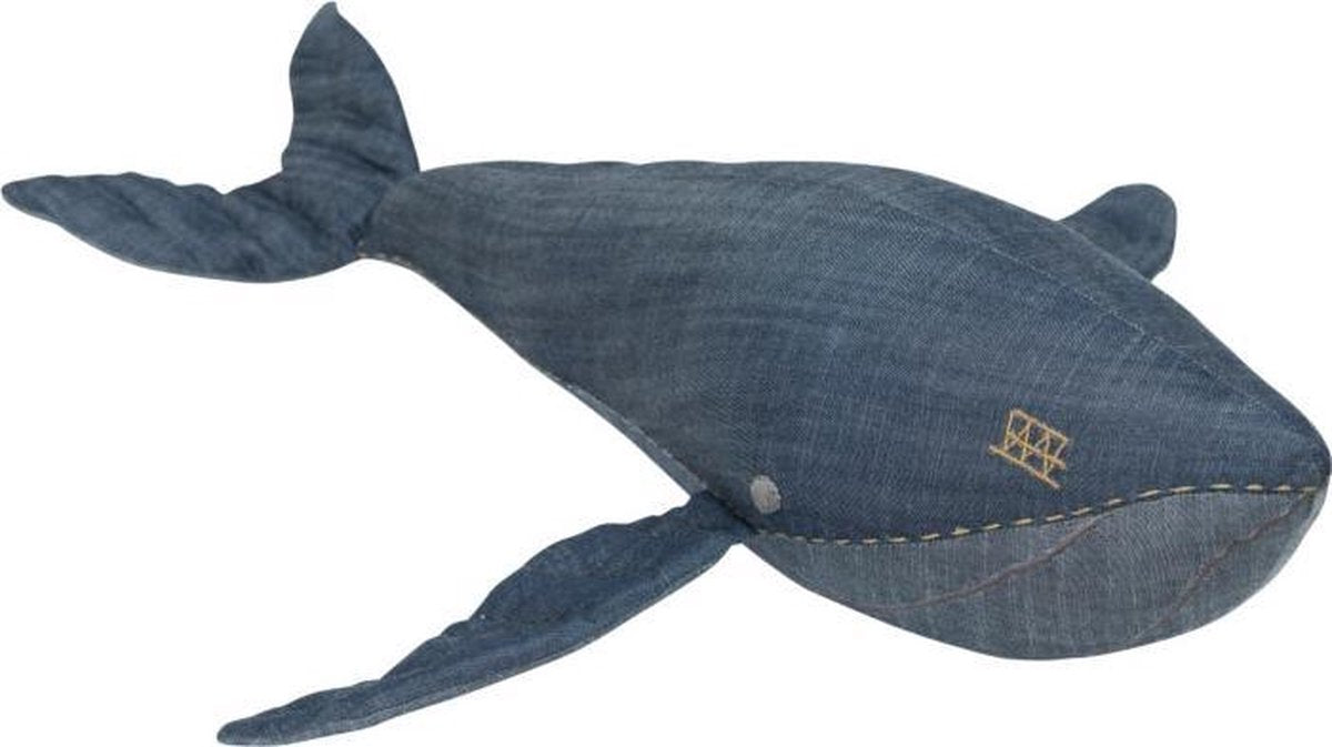 Stapelgoed Knuffel Walvis Denim