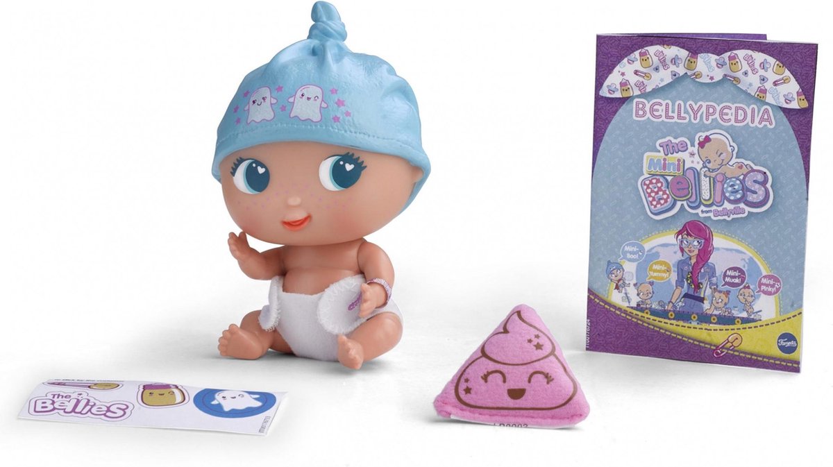 Splash Toys Mini-babypop The Bellies Boo 17 Mm Meisjes Blauw