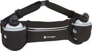 Pure2Improve Hardloopriem met 2 flesjes zwart en grijs