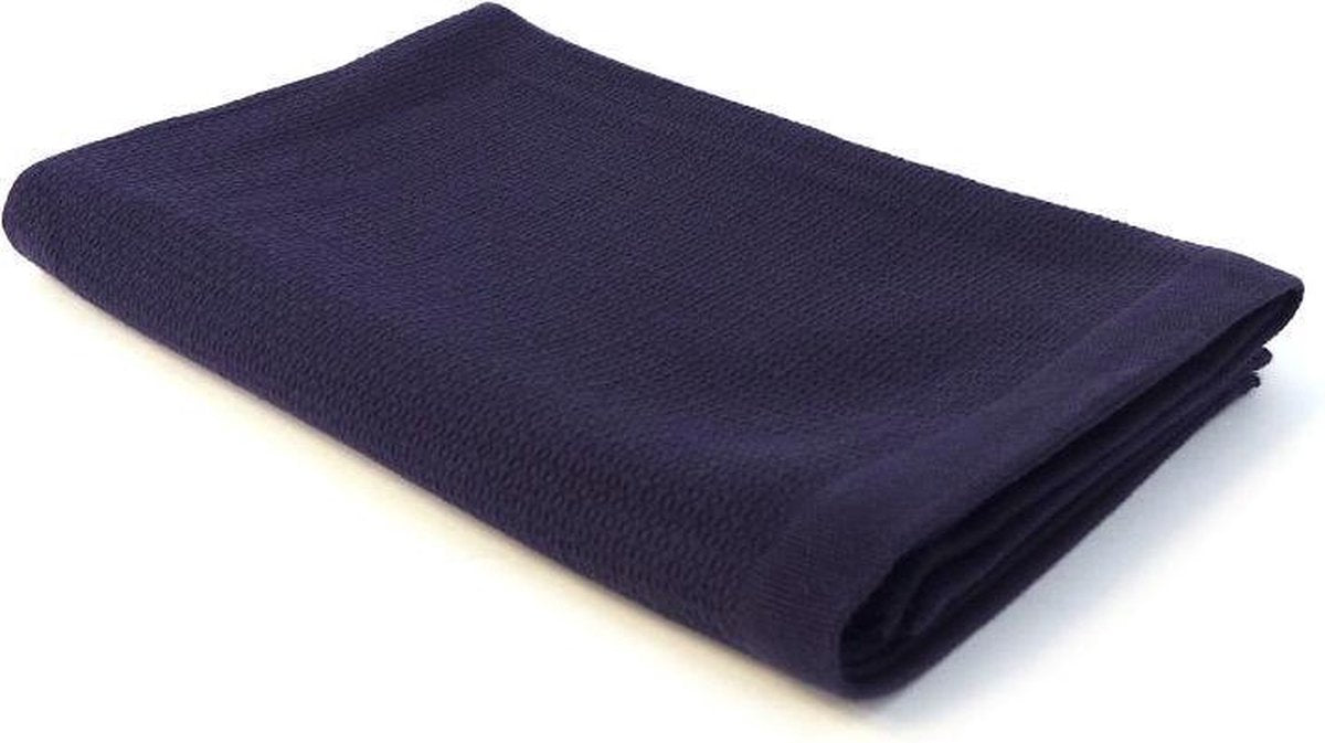 Ekobo Baño Badhanddoek 100% Organisch Katoen - 140x70 cm - Midnight Blue