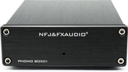 Bluetoolz® Fx - HiFi Phono voorversterker BOX 01 - zwart  - 3 jaar garantie