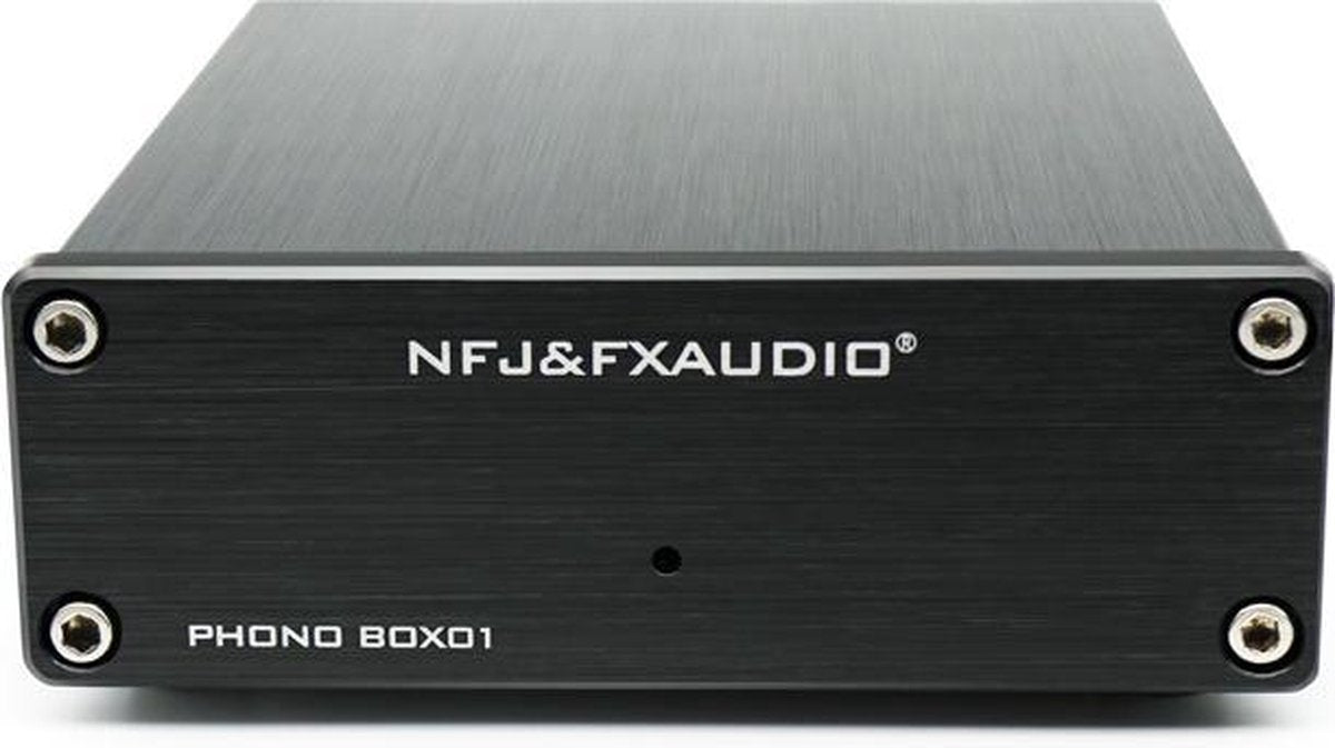 Bluetoolz® Fx - HiFi Phono voorversterker BOX 01 - zwart  - 3 jaar garantie