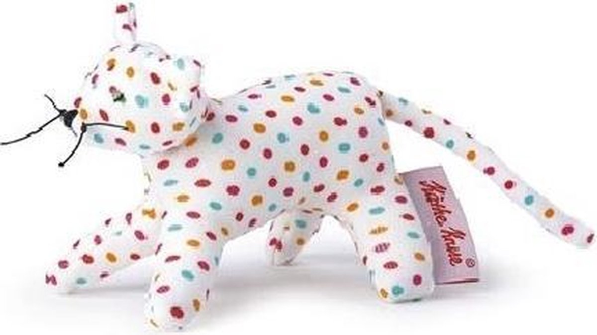 Käthe Kruse Mini Stoffen Kat Junior 12 Cm Polyester Wit
