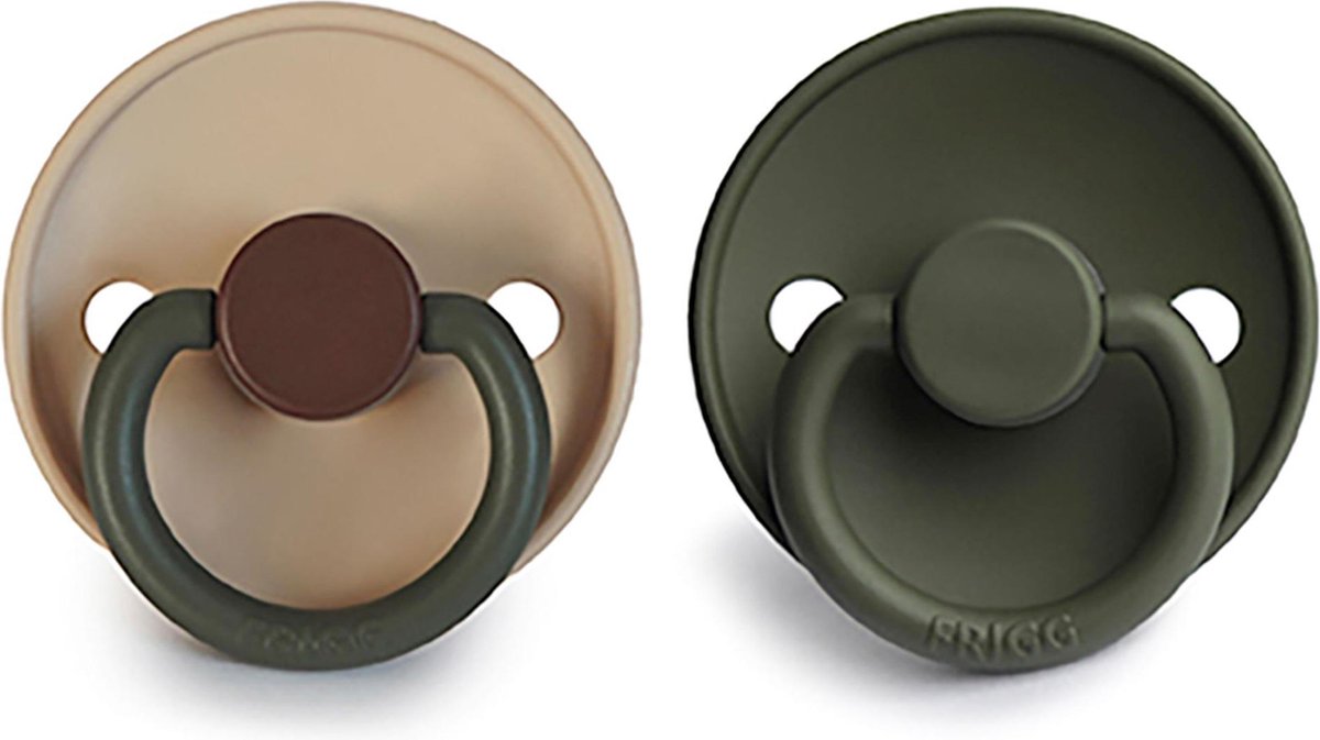 Fopspenen - Frigg - 2pack - Acorn & Olive - 0/6 maanden T1