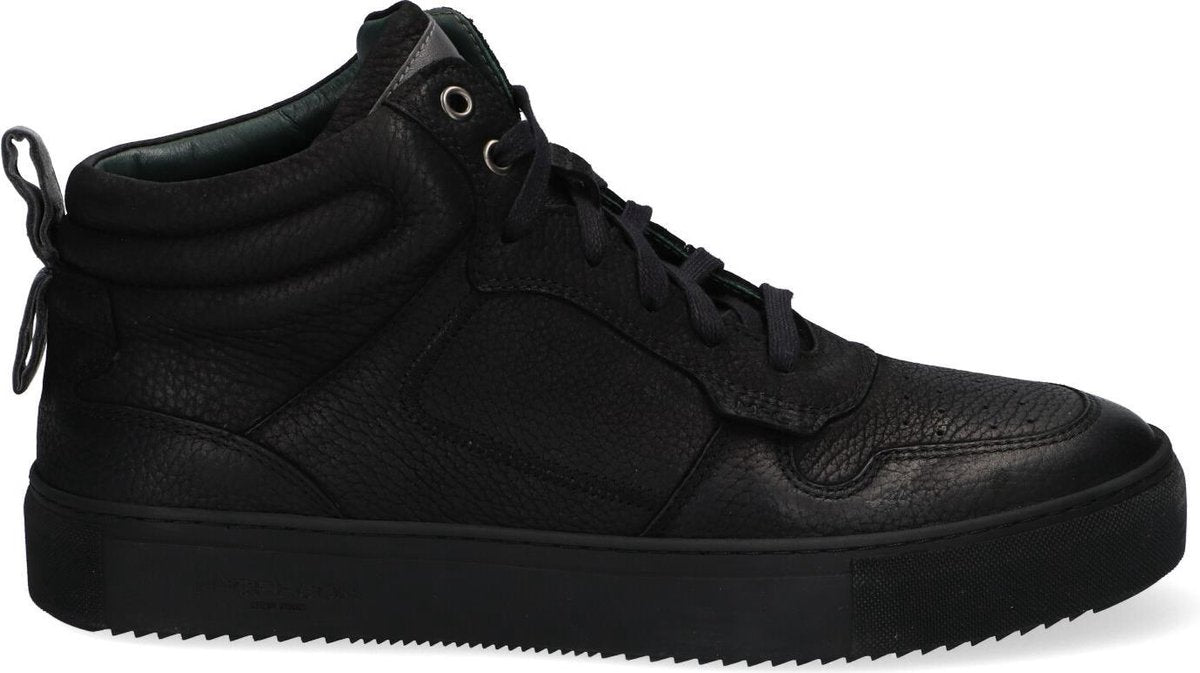 McGregor Heren Sneakers - Zwart - Lage Sneakers - Leer - Veters