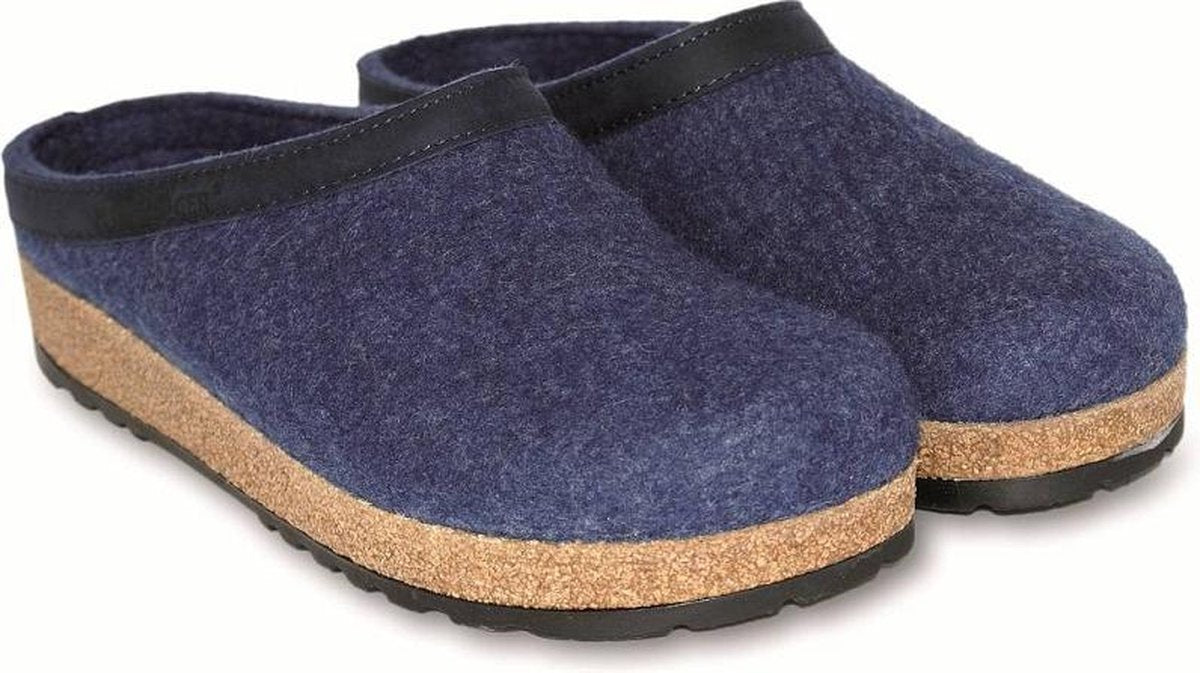 Haflinger Grizzly Torben - Pantoffels Dames - Pantoffels Heren  - Jeans - Maat 47