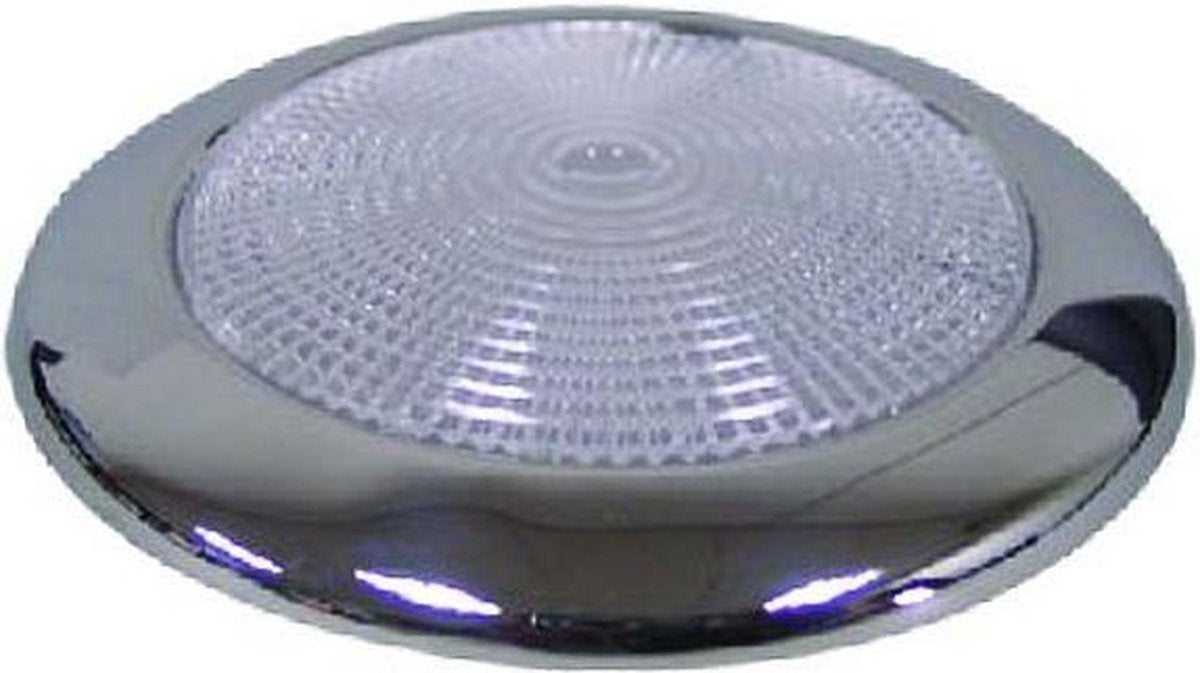 LED plafondlamp-wandlamp RVS opbouw vlak