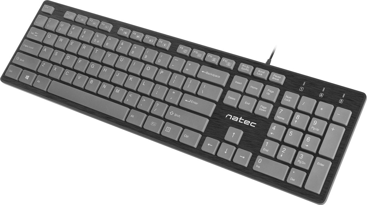 NATEC Discus toetsenbord USB QWERTY Engels Zwart