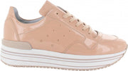 Tango | Marike 12-ac nude patent jogger - white/nude sole | Maat: 41
