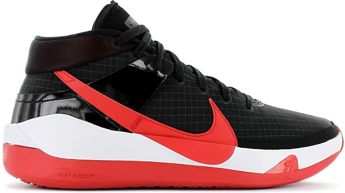 Nike KD 13 - Bred - Kevin Durant - Heren Basketbalschoenen Sneakers Sport Schoenen Zwart CI9948-002 - Maat EU 42 US 8.5