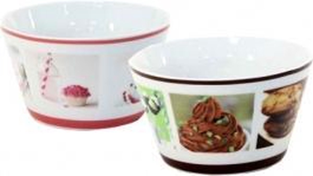 2 konische mueslikommen Gourmandise
