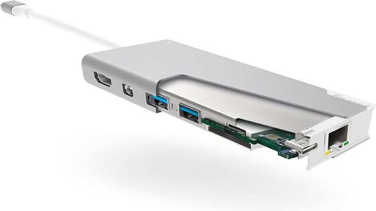 ALOGIC ULDPLS-SLV notebook dock & poortreplicator Bedraad USB 3.2 Gen 1 (3.1 Gen 1) Type-C Zilver