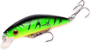 Hengelsport kunstaas - Plug Green/Tiger - 7 cm