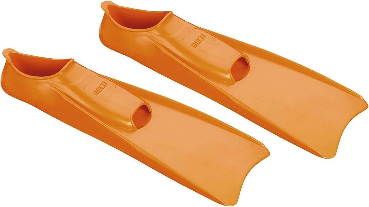 Beco Zwemvliezen Rubber Junior Oranje Maat 26-29