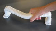 Wandbeugel in V-vorm wit