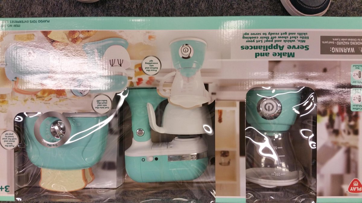 Keukenapparatenset Groen 3 delig