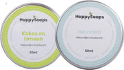 SET HappySoaps Deodorant NEUTRAAL & KOKOS LIMOEN|Vegan