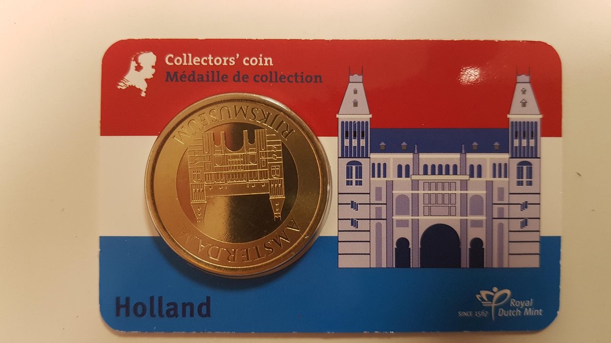 Collectors coincard Rijksmuseum Amsterdam  oplage 2500 stuks