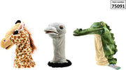 Pluche dieren handpop lang