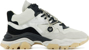 Bronx Vrouwen Suède Dad sneakers / Damesschoenen 47309-c - Beige - Maat 37