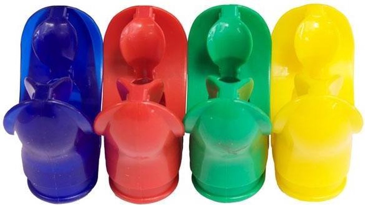 Apeks Gekleurde Mondstukken - 4 stuks